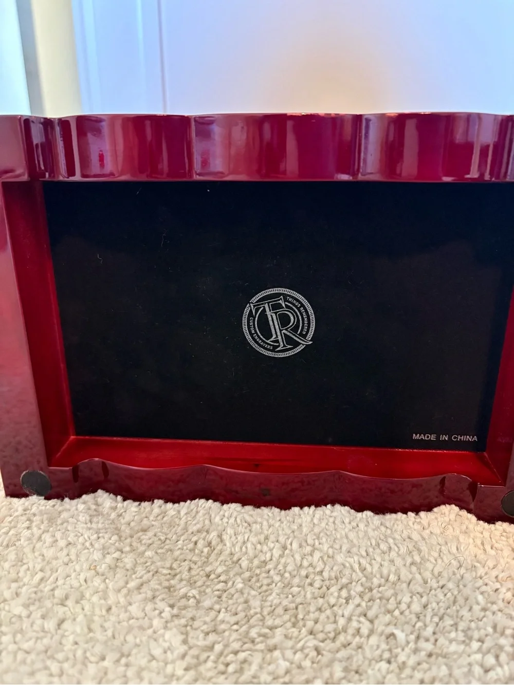 Cherry wood jewelry box